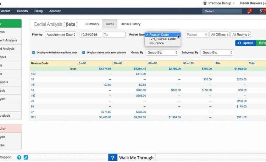 Hospital Billing software example